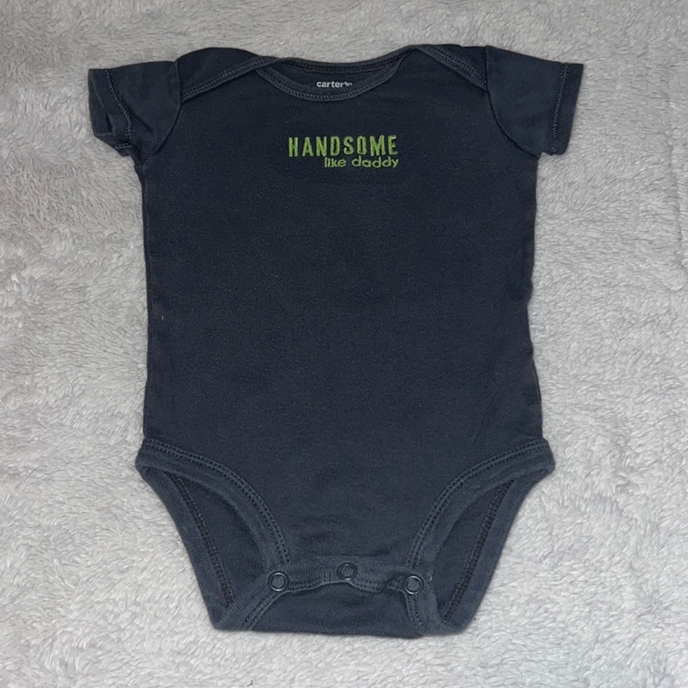 (3 for $10) carters handsome like daddy 3 month bodysuit baby boy clothing